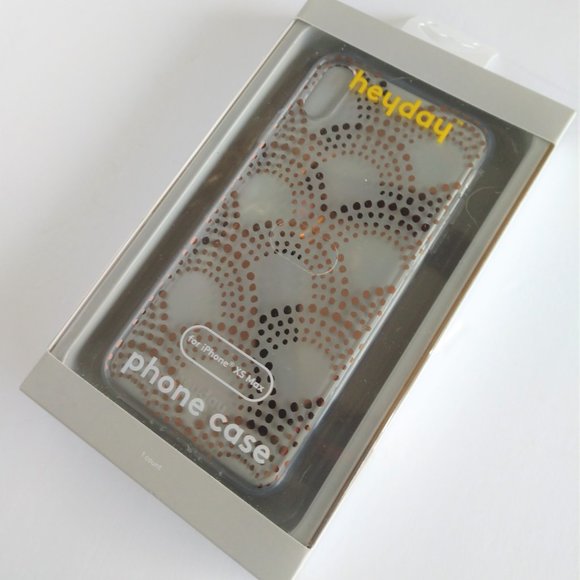 iPhone XS Max Case Cell Phone Case Clear Gold NIB - Picture 7 of 16